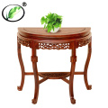 Chinese solid wood semi round table